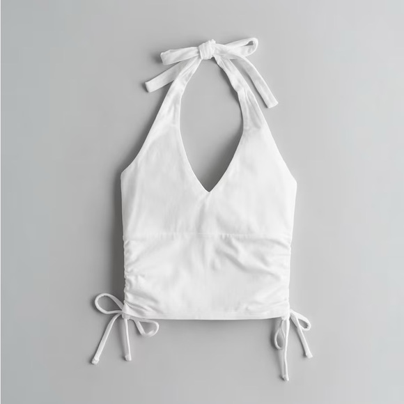 Hollister Tops - HOLLISTER White Halter Top